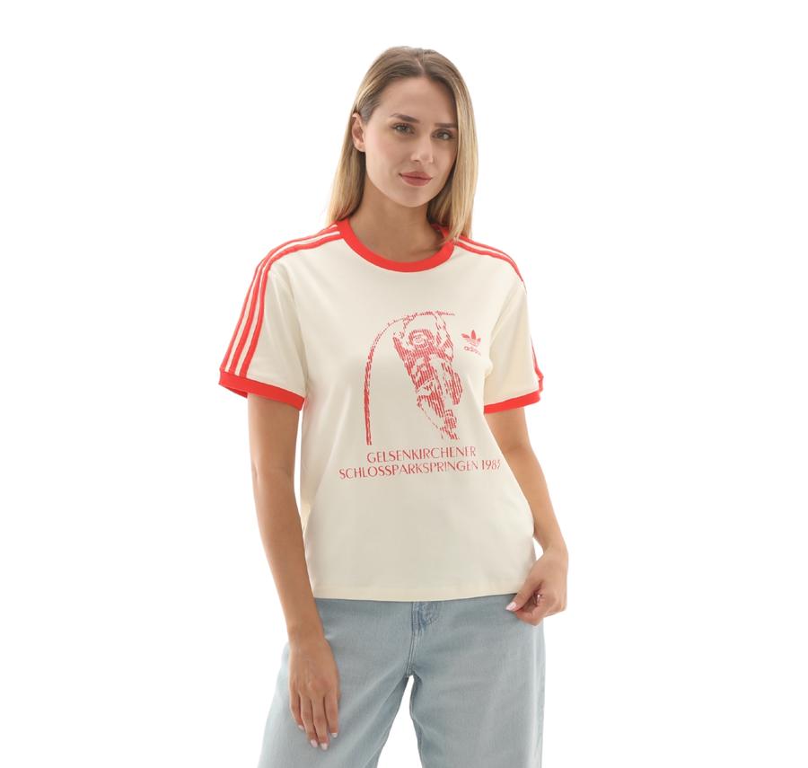 adidas 1983 Tee Kadın T-Shirt Beyaz adidas 1983 Tee Kadın T-Shirt Beyaz