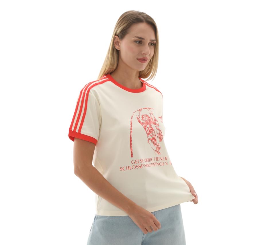adidas 1983 Tee Kadın T-Shirt Beyaz adidas 1983 Tee Kadın T-Shirt Beyaz