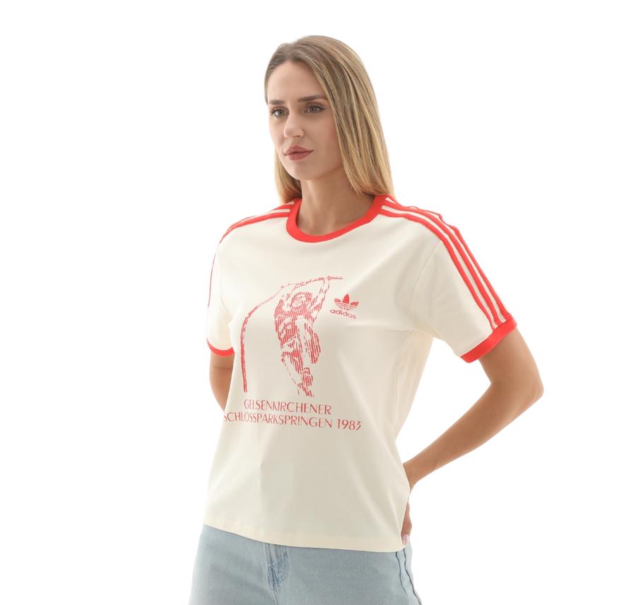 adidas 1983 Tee Kadın T-Shirt Beyaz adidas 1983 Tee Kadın T-Shirt Beyaz