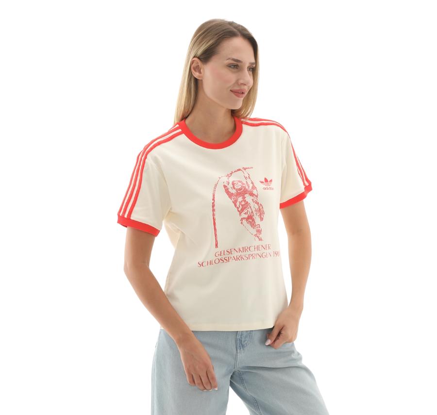adidas 1983 Tee Kadın T-Shirt Beyaz adidas 1983 Tee Kadın T-Shirt Beyaz