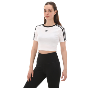 adidas 3 S Baby Tee Kadın T-Shirt Beyaz