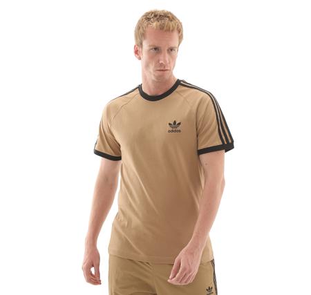 adidas 3-Strıpes Tee Erkek T-Shirt Sütlü Kahve