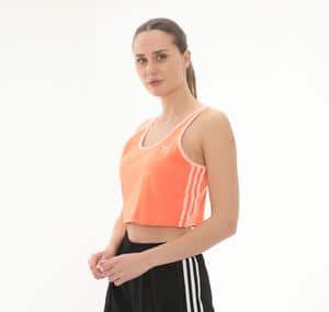 adidas 3S Bra Top Kadın T-Shirt Pembe