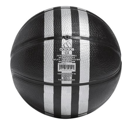 adidas 3S Rubber Mini Basketbol Topu Siyah