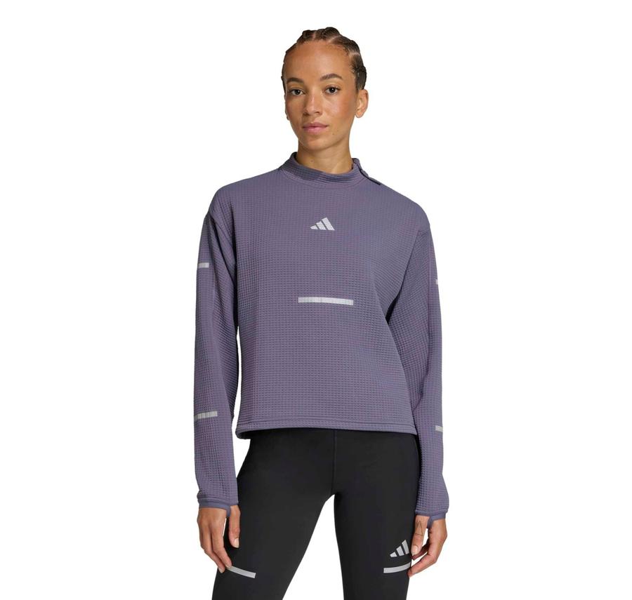 adidas Adi365 Crew W Kadın Sweatshirt Mor adidas Adi365 Crew W Kadın Sweatshirt Mor