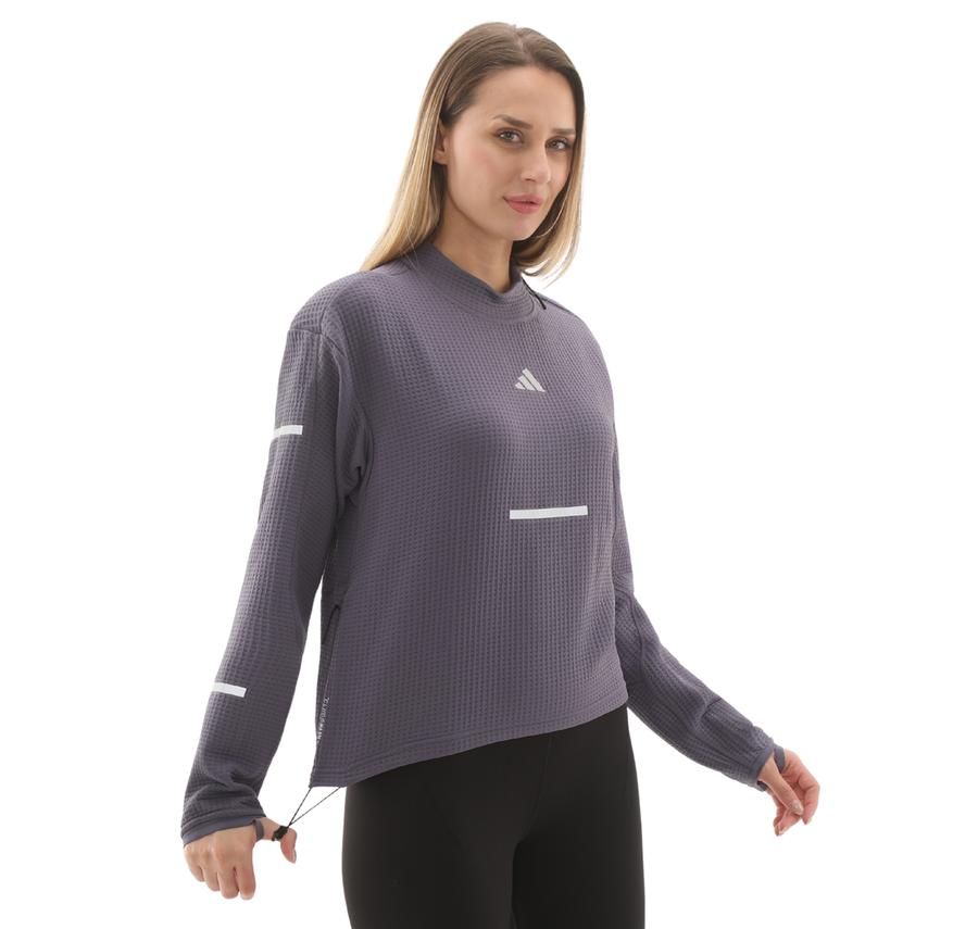 adidas Adi365 Crew W Kadın Sweatshirt Mor adidas Adi365 Crew W Kadın Sweatshirt Mor