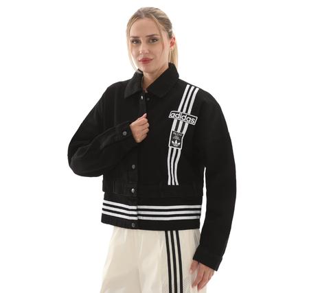 adidas Adibreak Denım Track Top Kadın Ceket Siyah
