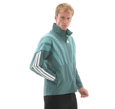 adidas Adızero A Jkt M Erkek Yağmurluk-Rüzgarlık Yeşil