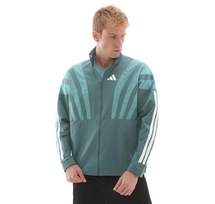 adidas Adızero A Jkt M Erkek Yağmurluk-Rüzgarlık Yeşil adidas Adızero A Jkt M Erkek Yağmurluk-Rüzgarlık Yeşil