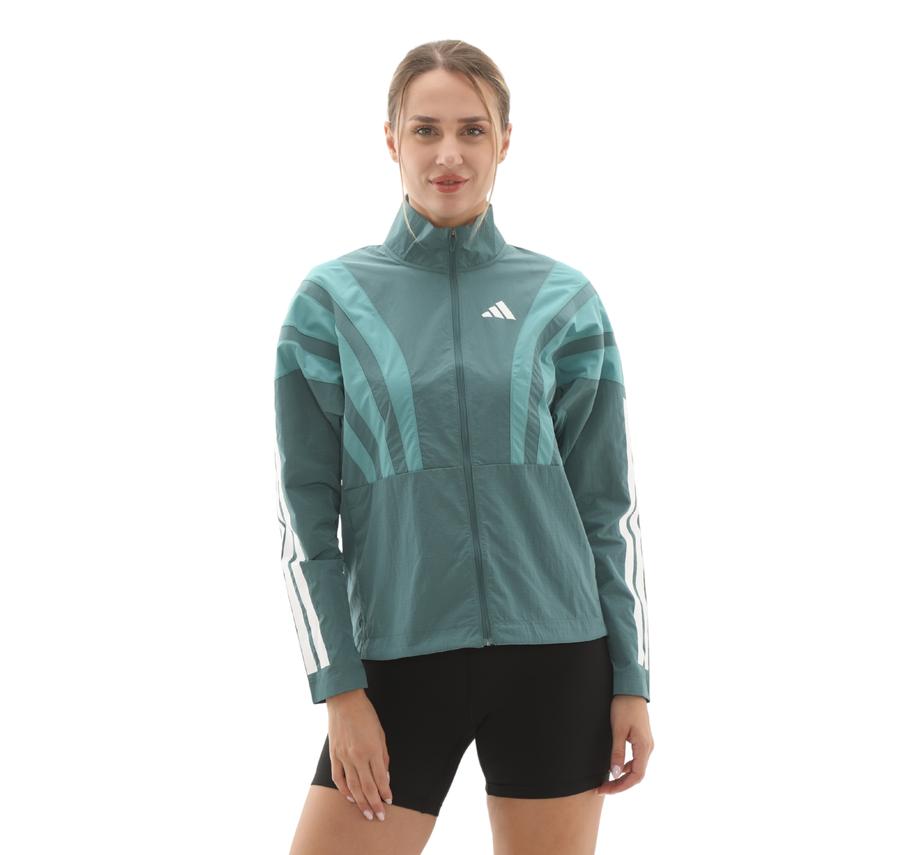 adidas Adızero A Jkt W Kadın Yağmurluk-Rüzgarlık Yeşil adidas Adızero A Jkt W Kadın Yağmurluk-Rüzgarlık Yeşil