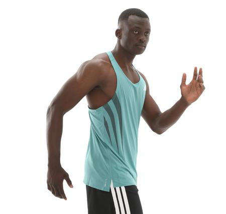 adidas Adızero A Sgl M Erkek T-Shirt Turkuaz