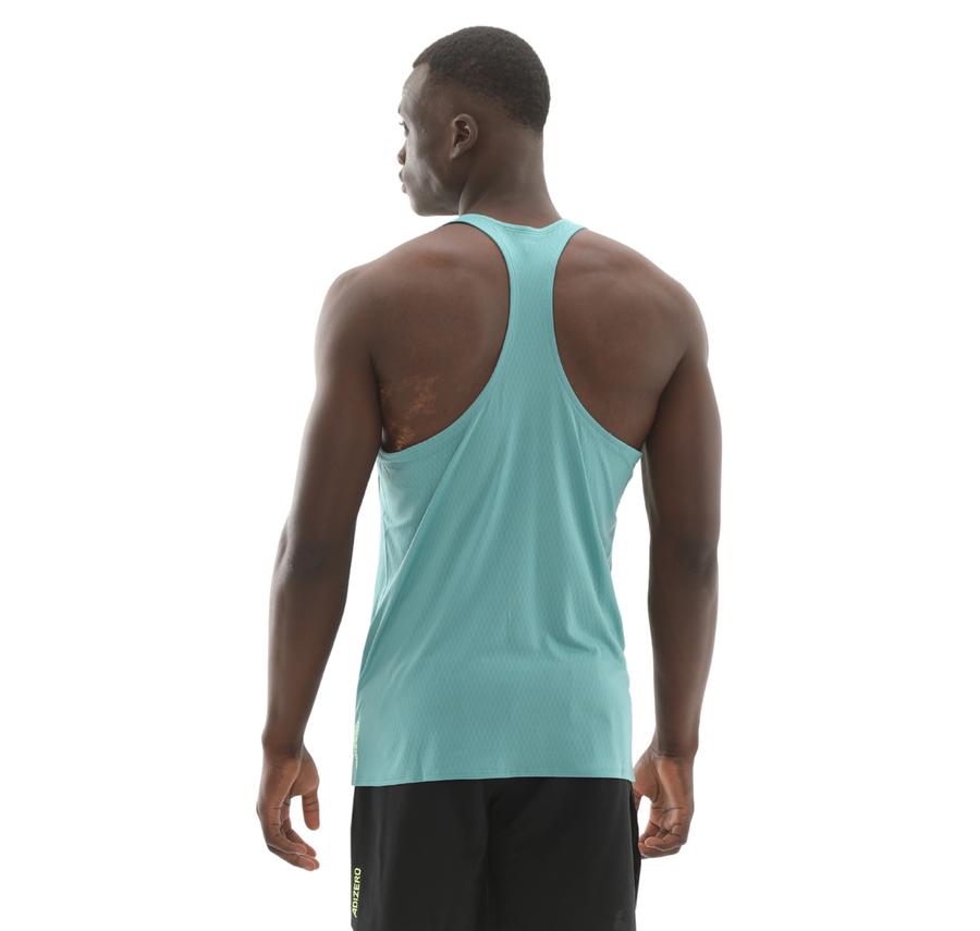 adidas Adızero A Sgl M Erkek T-Shirt Turkuaz adidas Adızero A Sgl M Erkek T-Shirt Turkuaz