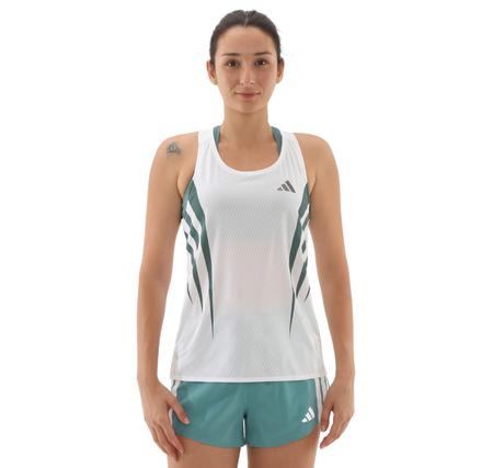 adidas Adızero A Sgl W Kadın T-Shirt Beyaz