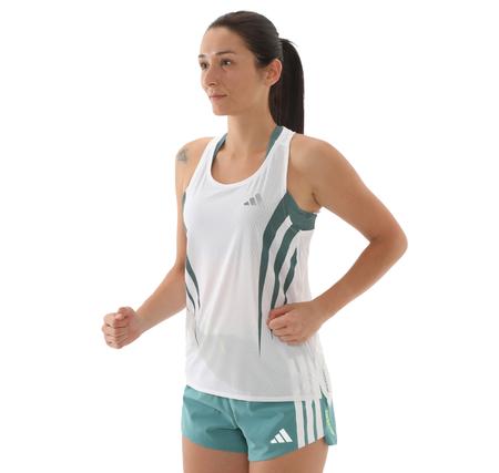 adidas Adızero A Sgl W Kadın T-Shirt Beyaz