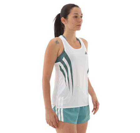 adidas Adızero A Sgl W Kadın T-Shirt Beyaz