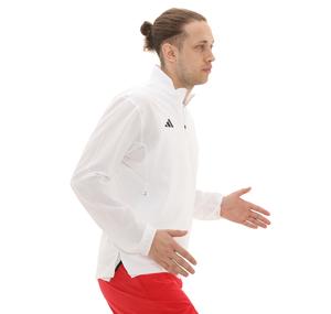 adidas Adızero E Jckt Erkek Ceket Beyaz