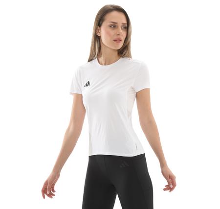 adidas Adızero E Tee Kadın T-Shirt Beyaz