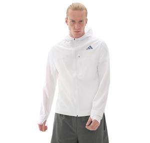 adidas Adızero Jkt M Erkek Yağmurluk-Rüzgarlık Beyaz