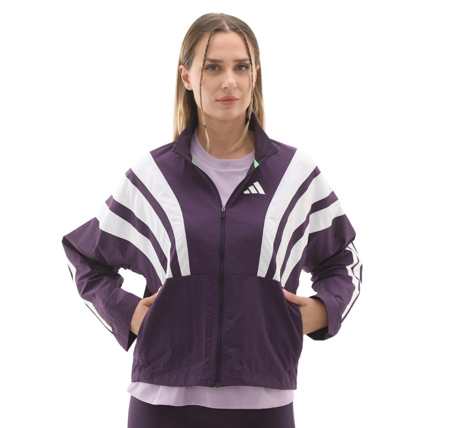 adidas Adızero N Jkt W Kadın Ceket Mor adidas Adızero N Jkt W Kadın Ceket Mor