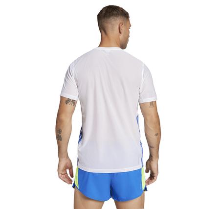 adidas Adızero R Tee M Erkek T-Shirt Beyaz