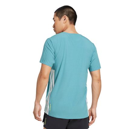 adidas Adızero Tee M Erkek T-Shirt Turkuaz