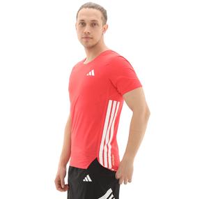 adidas Adızero Tee M Erkek T-Shirt Kırmızı
