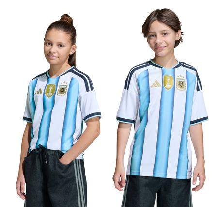 adidas Arjantin 26 Messi İç Saha Afa Çocuk Forma Beyaz