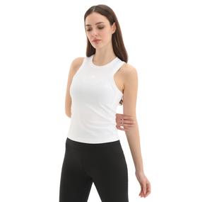adidas Ag Rıb 3S Tk Kadın T-Shirt Beyaz