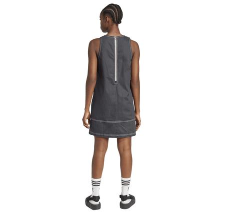 adidas Allover Print Midi Dungaree Dress Kadın Elbise - Etek Siyah