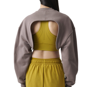 adidas By Stella Mccartney Asmc Truecasuals Cropped Kadın Sweatshirt Sarı