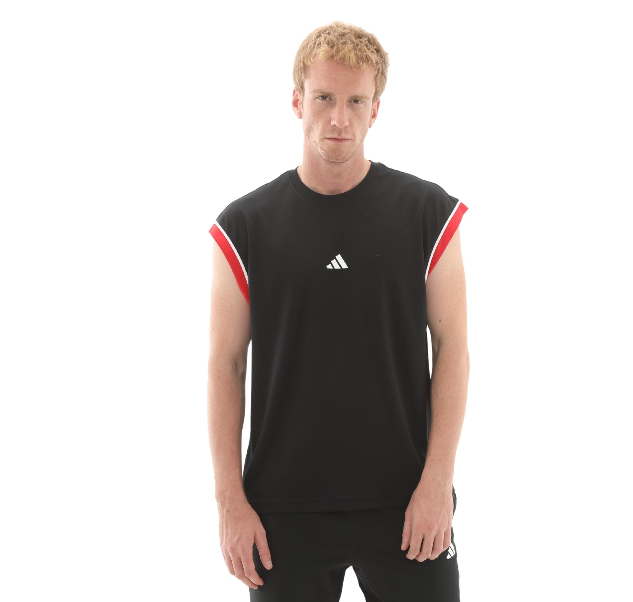 Мужская футболка adidas Basketball All-World Sleeveless Tank для баскетбола