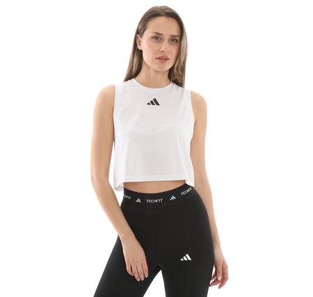 adidas Boxy Tank 3S Kadın T-Shirt Beyaz