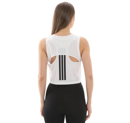 adidas Boxy Tank 3S Kadın T-Shirt Beyaz