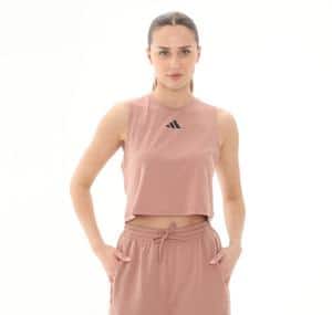 adidas Boxy Tank 3S Kadın T-Shirt Pembe