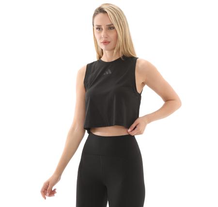 adidas Boxy Tank 3S Kadın T-Shirt Siyah