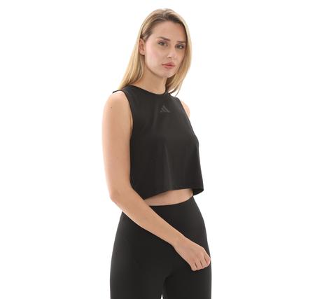 adidas Boxy Tank 3S Kadın T-Shirt Siyah
