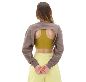 adidas By Stella Mccartney Asmc Truecasuals Cropped Kadın Sweatshirt Sarı