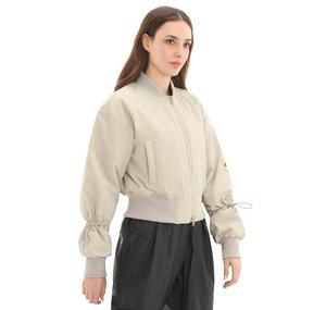 adidas By Stella Mccartney Crop Kadın Ceket Bej