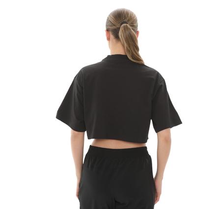 adidas By Stella Mccartney Crop Kadın T-Shirt Siyah