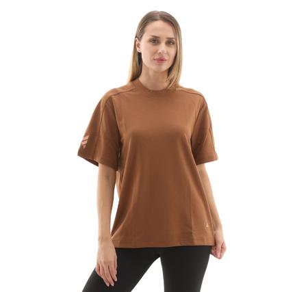 adidas By Stella Mccartney Kadın T-Shirt Kahve adidas By Stella Mccartney Kadın T-Shirt Kahve