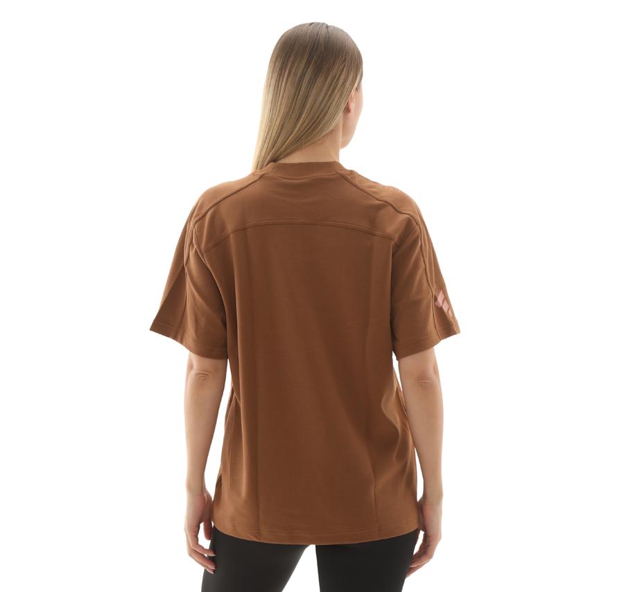 adidas By Stella Mccartney Kadın T-Shirt Kahve adidas By Stella Mccartney Kadın T-Shirt Kahve