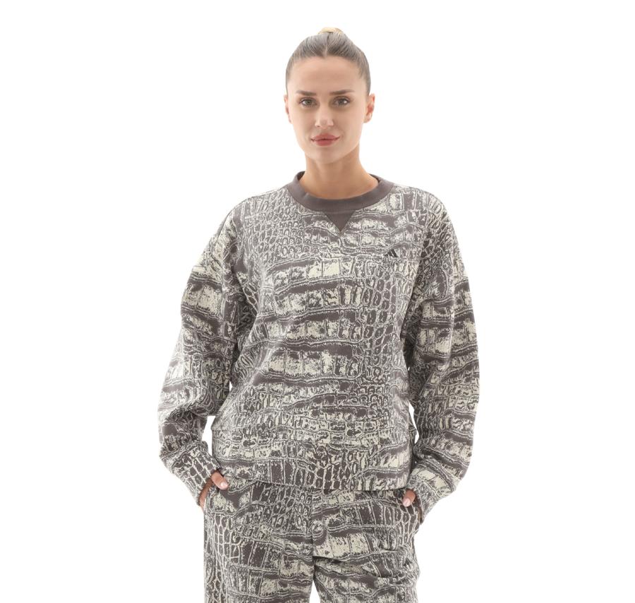 adidas By Stella Mccartney Loose Kadın Sweatshirt Gri adidas By Stella Mccartney Loose Kadın Sweatshirt Gri