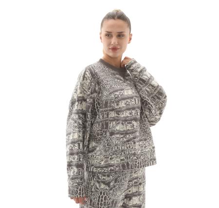 adidas By Stella Mccartney Loose Kadın Sweatshirt Gri