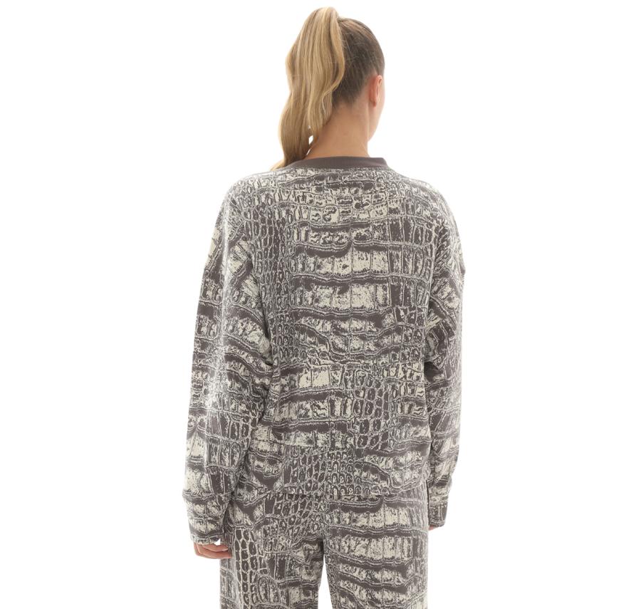 adidas By Stella Mccartney Loose Kadın Sweatshirt Gri adidas By Stella Mccartney Loose Kadın Sweatshirt Gri