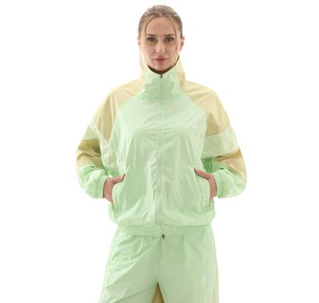 adidas By Stella Mccartney Tracktop Kadın Yağmurluk-Rüzgarlık Yeşil