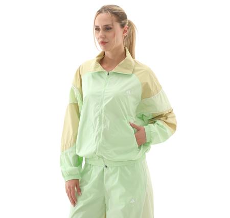 adidas By Stella Mccartney Tracktop Kadın Yağmurluk-Rüzgarlık Yeşil