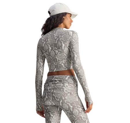 adidas By Stella Mccartney Training Longsleeve Crop Kadın T-Shirt Gri