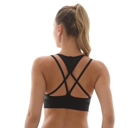 adidas By Stella Mccartney Training Micro Dot Crop Kadın Büstiyer Siyah
