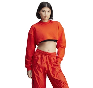 adidas By Stella Mccartney Truecasuals Cropped Kadın Sweatshirt Turuncu