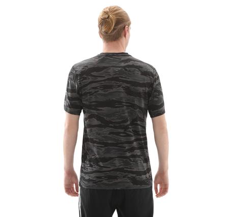 adidas Camo Aop Tee Erkek T-Shirt Antrasit